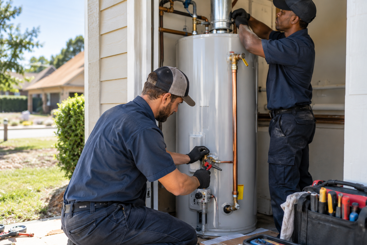 Water Heater Installation by Test Plumbing Co